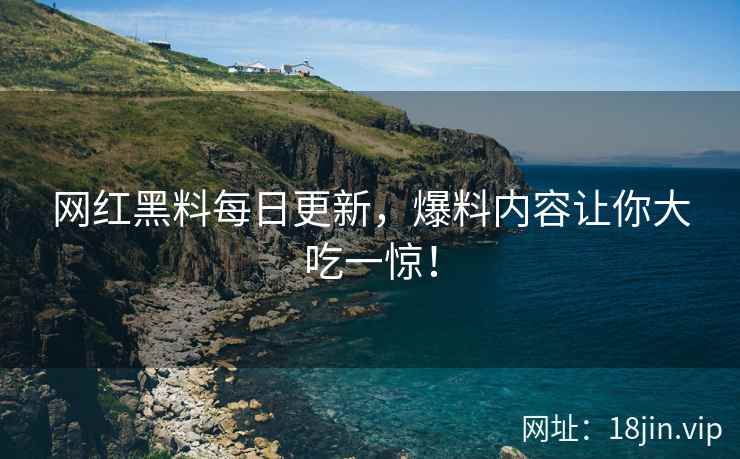 网红黑料每日更新，爆料内容让你大吃一惊！