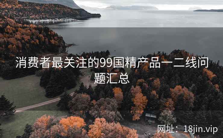 消费者最关注的99国精产品一二线问题汇总